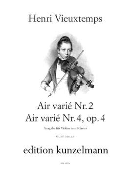 Vieuxtemps, Henri: Airs variés Nr. 2 & Nr. 4, Op. 4