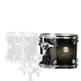 Majestic Prophonic double headed concert tom, black dawn - 10" x 9"