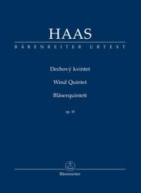 Haas, Pavel: Wind Quintet op. 10