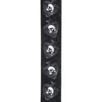 D'Addario Alchemy Guitar Strap, Skulls in Spades  Product Image