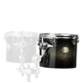 Majestic Prophonic single headed concert tom, black dawn - 6" x 8"