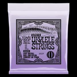 Ernie Ball Concert/ Tenor Nylon Ballend Uke Set Blk Wnd G