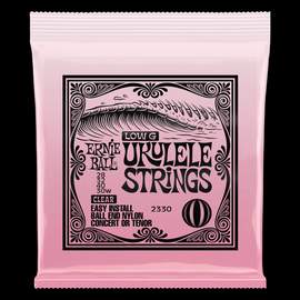 Ernie Ball Concert/ Tenor Nylon Ballend Uke Set Clr Wnd G