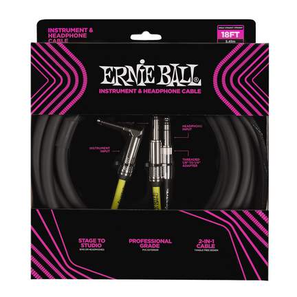 Ernie Ball Instrument & Headphone Cable