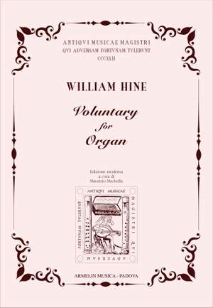 William Hine: Voluntary For Organ