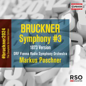 Bruckner: Symphony No. 3 (1873 Version) Product Image