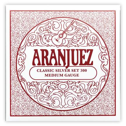Aranjuez Classical Guitar Strings Classic Silver 300 Medium Gauge