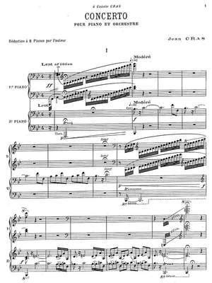 Cras, Jean : Concerto  pour piano et orchestre