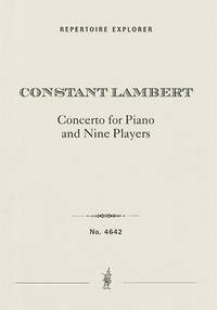 Lambert, Constant: Concerto for Solo Pianoforte and Nine Players