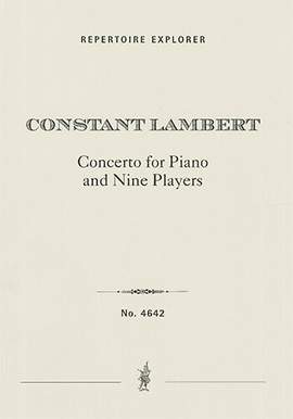 Lambert, Constant: Concerto for Solo Pianoforte and Nine Players