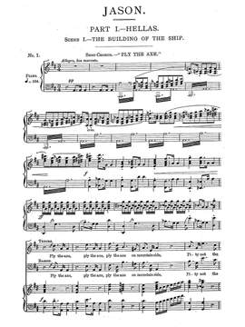 Mackenzie, Alexander Campbell: Jason, dramatic cantata for solo voices, chorus, and orchestra, Op. 26