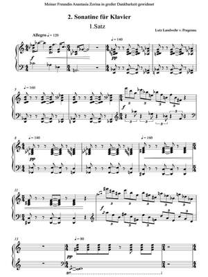 Landwehr von Pragenau, Lutz: 2. Sonatine for piano solo
