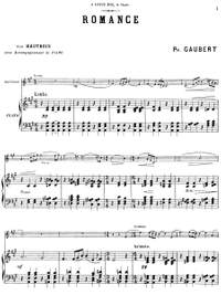 Gaubert, Philippe: 2 Pièces for oboe (or english horn) and piano