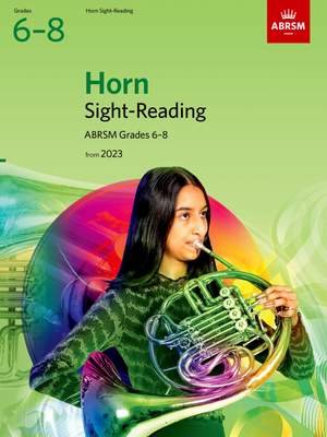 ABRSM: Sight-Reading for Horn, ABRSM Grades 6-8, from 2023