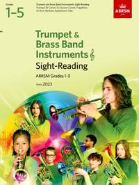 ABRSM: Sight-Reading for Trumpet and Brass Band Instruments (treble clef), ABRSM Grades 1-5, from 2023