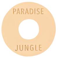 Joe doe poker chip in aged white - paradise - jungle
