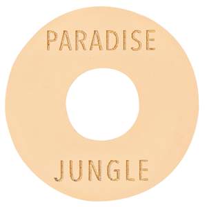 Joe doe poker chip in aged white - paradise - jungle
