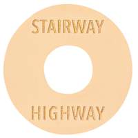 Joe doe poker chip in aged white - stairway - highway