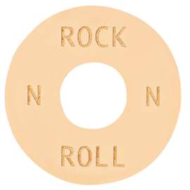 Joe doe poker chip in aged white - rock - roll