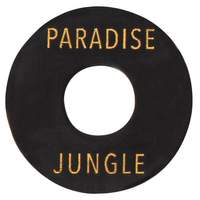 Joe doe poker chip in aged black - paradise - jungle