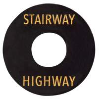 Joe doe poker chip in aged black - stairway - highway
