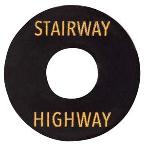 Joe doe poker chip in aged black - stairway - highway