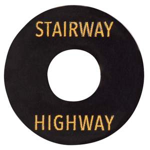 Joe doe poker chip in aged black - stairway - highway