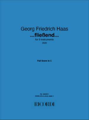 Georg Friedrich Haas: ...flieβend...