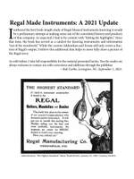 Bob Carlin: Regal Musical Instruments Product Image