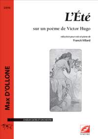 d’Ollone, Max: L’Été, sur un poème de Victor Hugo
