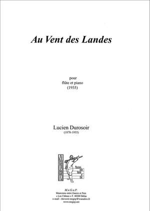 Durosoir, Lucien: Au vent des Landes, pour flûte et piano