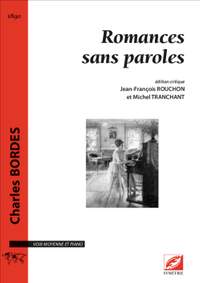 Bordes, Charles: Romances sans paroles. Sur un vieil air – Spleen – Ô triste, triste était mon âme – Dansons la gigue