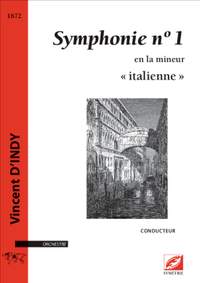 d’Indy, Vincent: Symphonie en la mineur, « italienne »