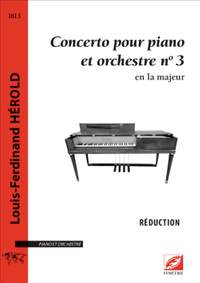 Hérold, Louis-Ferdinand: Concerto pour piano et orchestre n°3, en la majeur