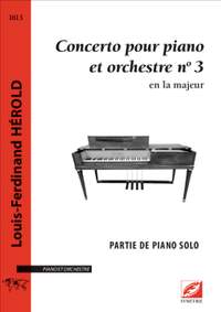 Hérold, Louis-Ferdinand: Concerto pour piano et orchestre n°3, en la majeur