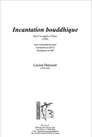 Durosoir, Lucien: Incantation bouddhique, pour cor anglais et piano
