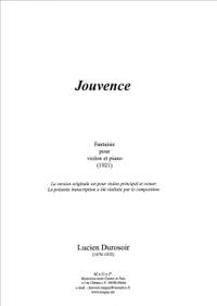Durosoir, Lucien: Jouvence, fantaisie pour violon et piano