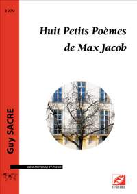 Sacre, Guy: Huit Petits Poèmes de Max Jacob