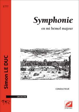 Le Duc, Simon: Symphonie, en mi bémol majeur