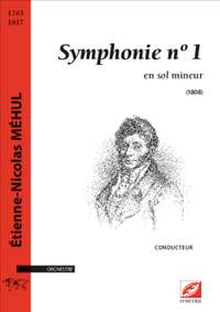 Méhul, Étienne-Nicolas: Symphonie n° 1, en sol mineur