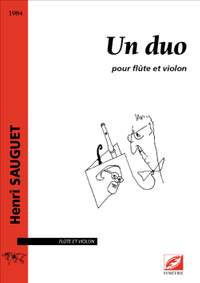 Sauguet, Henri: Un duo, pour flûte et violon