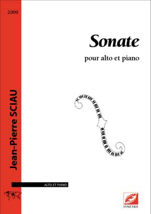 Sciau, Jean-Pierre: Sonate, pour alto et piano