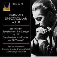 Karajan spectacular vol 8 New york Philharmonic Orchestra Orchestra Sinfonica Rai Torino Live Rrecordings 1958 - 1954