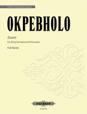 Okpebholo, Shawn E.: Zoom! (full score)