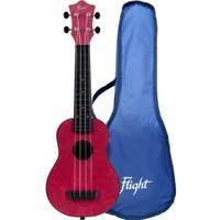 TUS65 Shimmer Travel Uke - Ruby