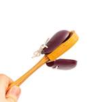 Percussion Plus wooden castanets with handle Product Image