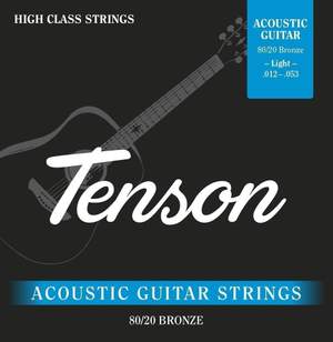 PURE GEWA Strings for Acoustic Guitar Tenson Bronze .012-.053, Light