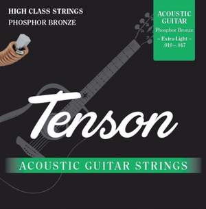 PURE GEWA Strings for Acoustic Guitar Acoustic guitar strings Tension Phosphor Bronze .010-.047, Extra Light