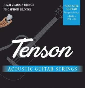 PURE GEWA Strings for Acoustic Guitar Acoustic guitar strings Tension Phosphor Bronze .012-.053, Light