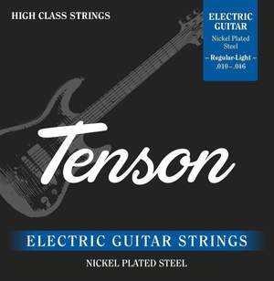 PURE GEWA Strings for E-guitar Tenson Nickel .010-.046, Regular Light